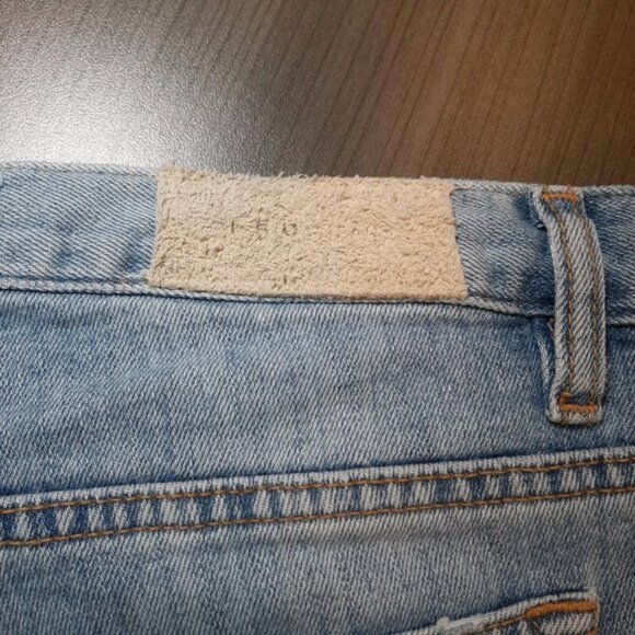 Iro Cutoff Denim Shorts Womens Size 27 Blue Distressed Nalyn Boyfriend Jean - Picture 10 of 13